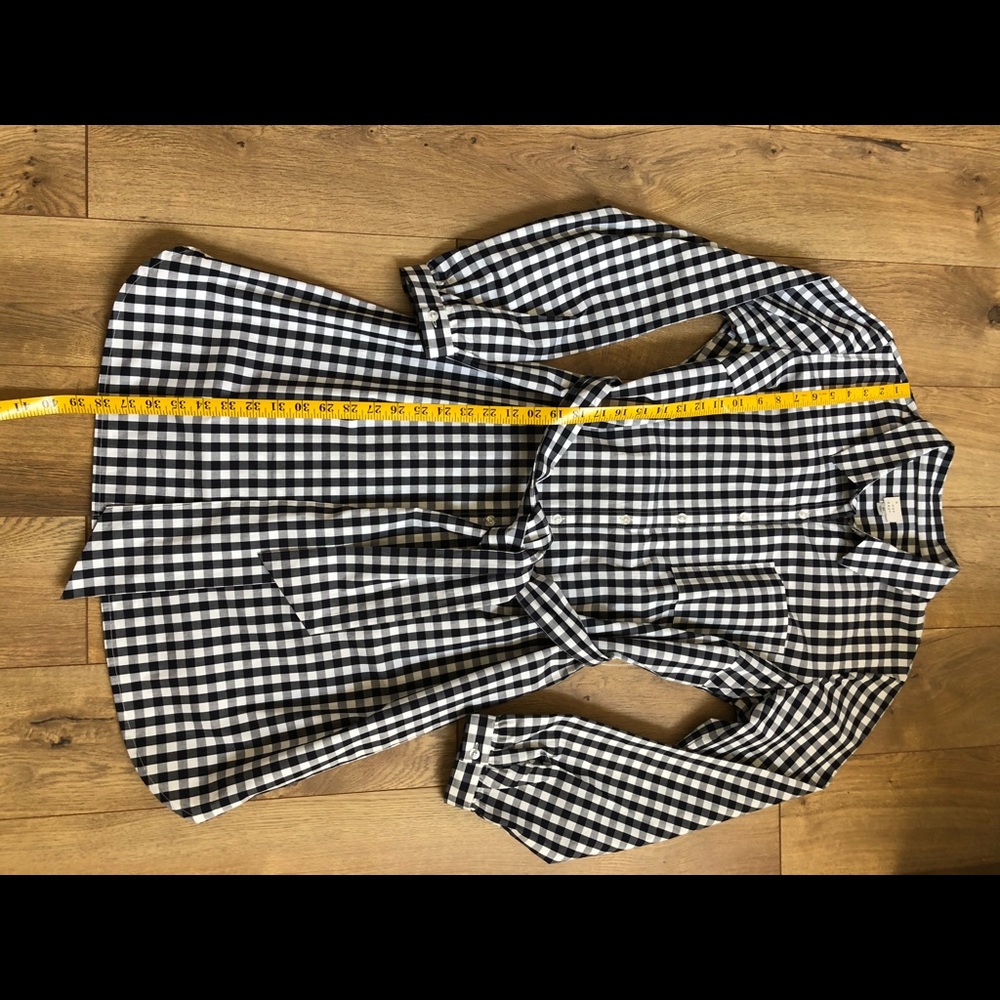 Navy Blue Gingham Dress size XL